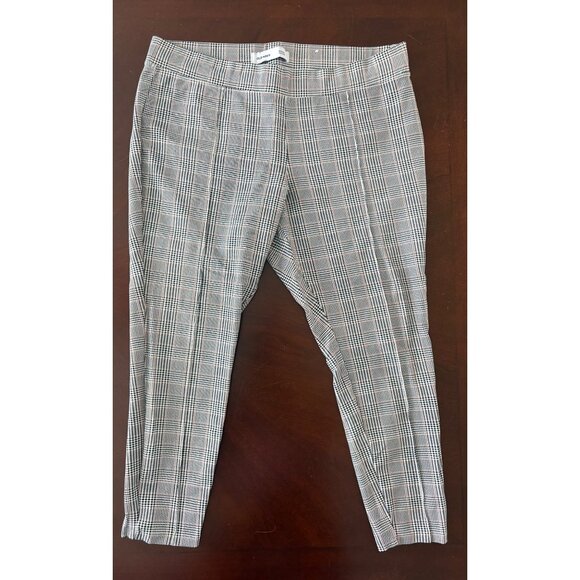 Old Navy Stevie High Rise Plaid Elastic Waist Stretch Knit Legging Pants Size XL - Picture 3 of 12
